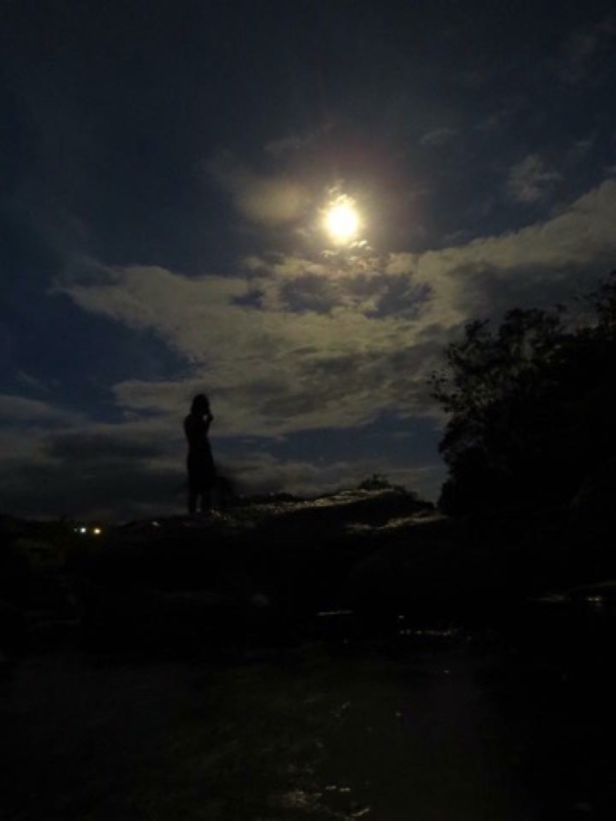 Noite de lua cheia na Chapada